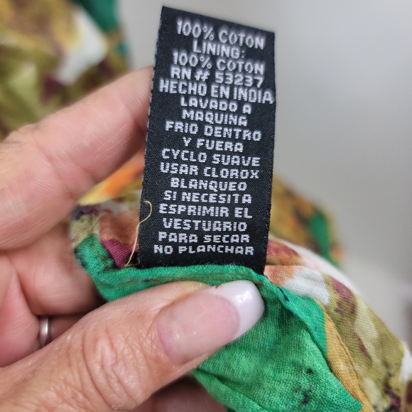 MLLE GABRIELLE TROPICAL PRINT sz small - Picture 4 of 16